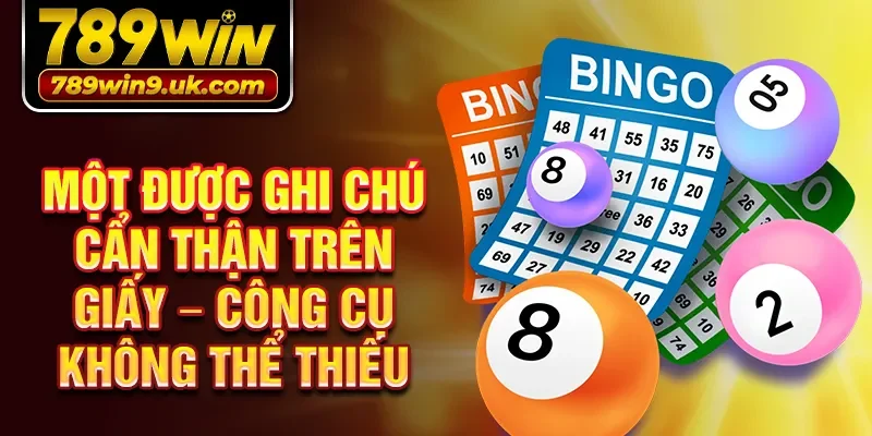 Một được ghi chú cẩn thận trên giấy – công cụ không thể thiếu